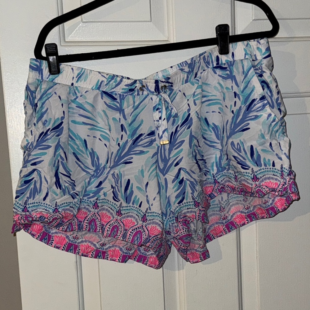 Lilly Pulitzer Katia Shorts In Flock Together